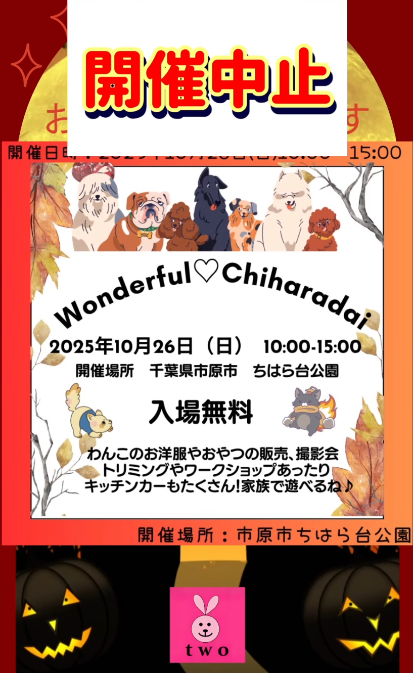 雨予報のため中止になりました💦