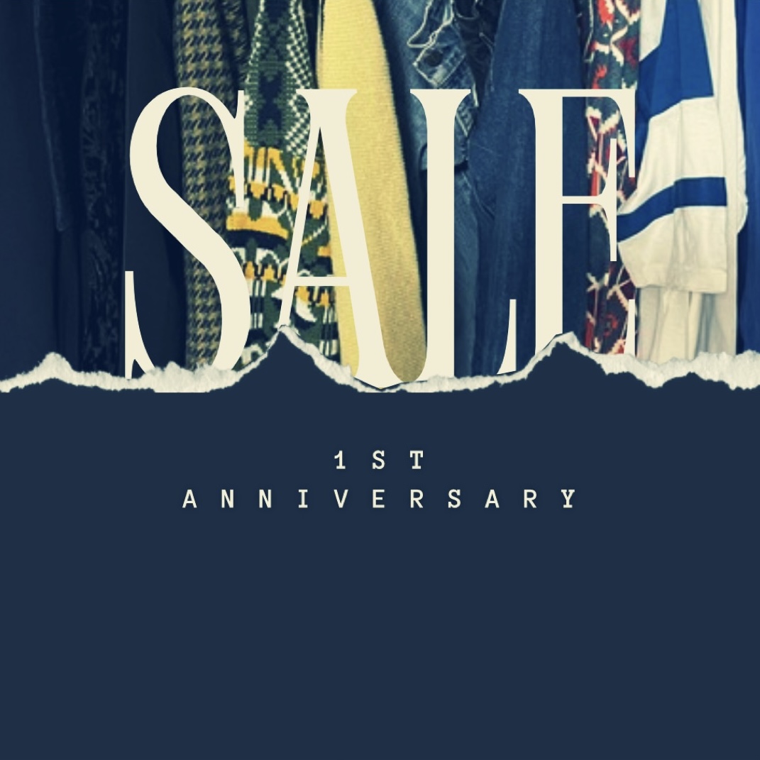 本日1/17(金)まで！ 1st Anniversary Sale 30%off