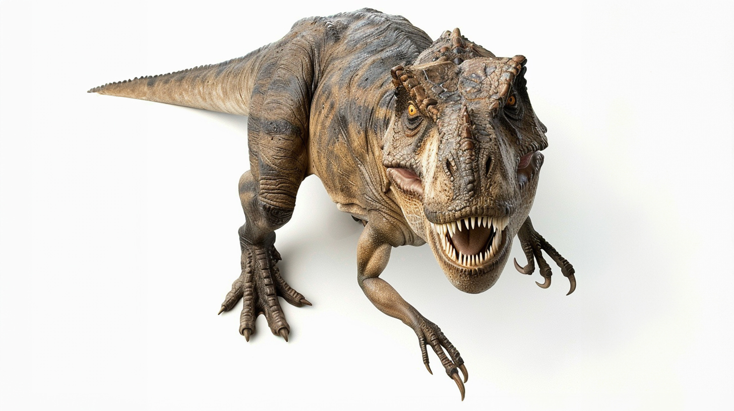 【デジタル恐竜シリーズ】ティラノサウルスの俯瞰【フリー素材 5枚セット】が新登場!!