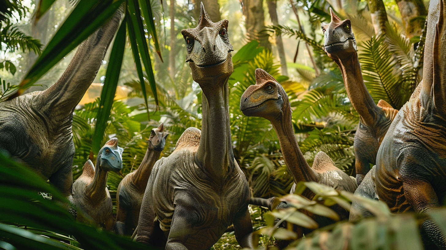 【デジタル恐竜シリーズ】サウロロフスの大移動【フリー素材 5枚セット】が新登場!!