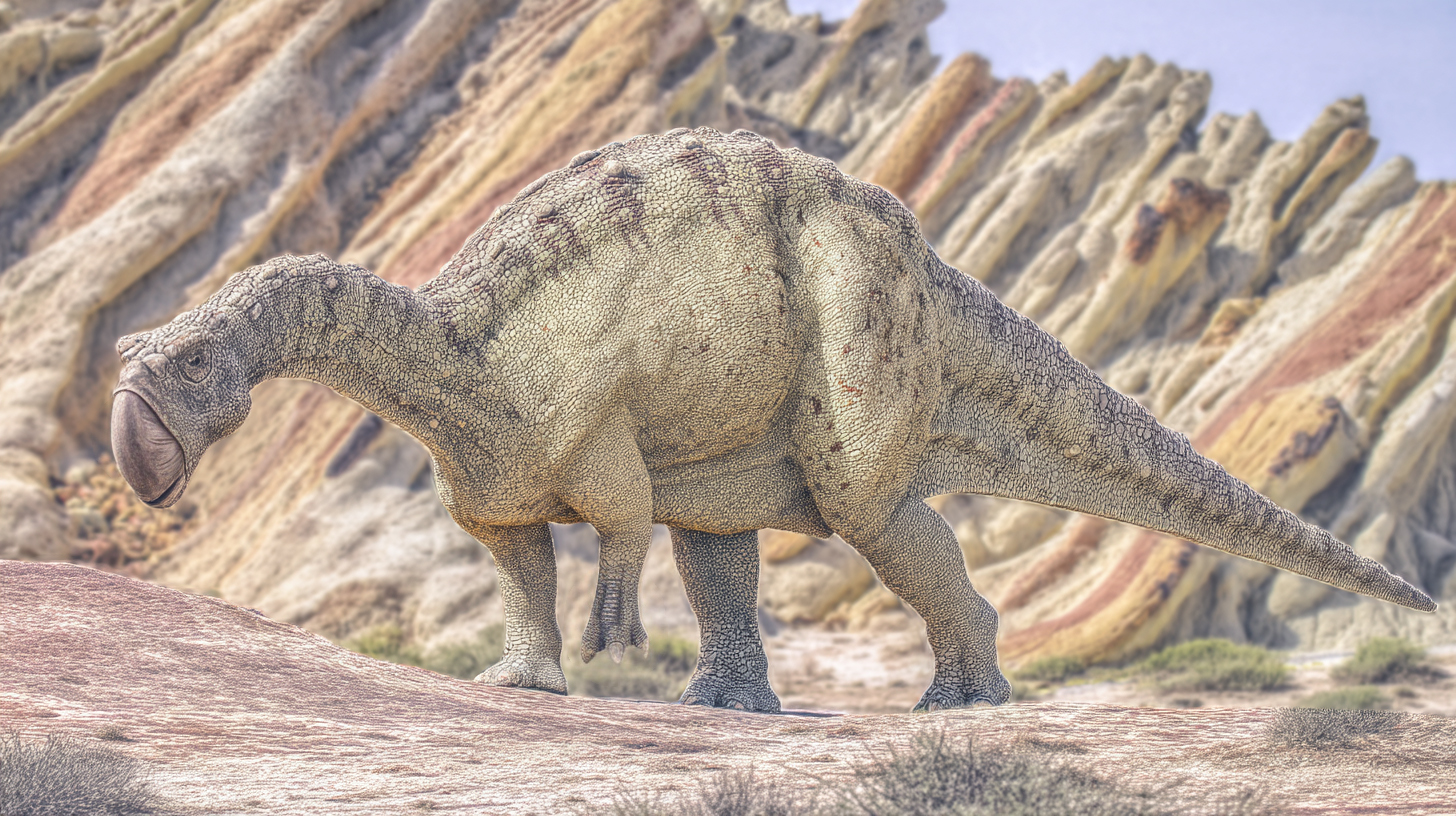 【デジタル恐竜シリーズ】原始の大地・イグアノドン【フリー素材 5枚セット】が新登場!!