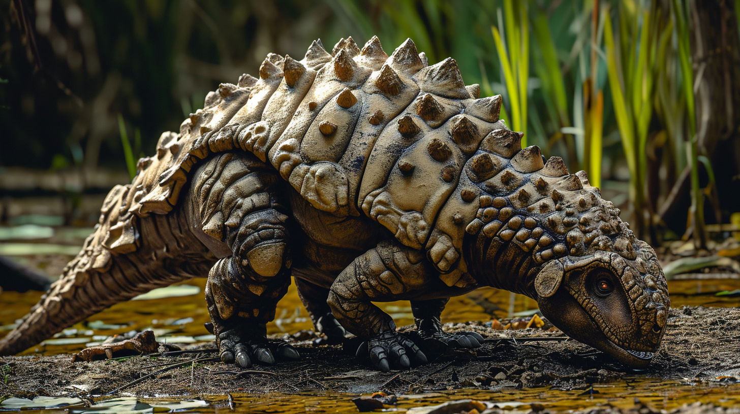 【デジタル恐竜シリーズ】ジャングルの探検・アンキロサウルス【フリー素材 5枚セット】が新登場!!