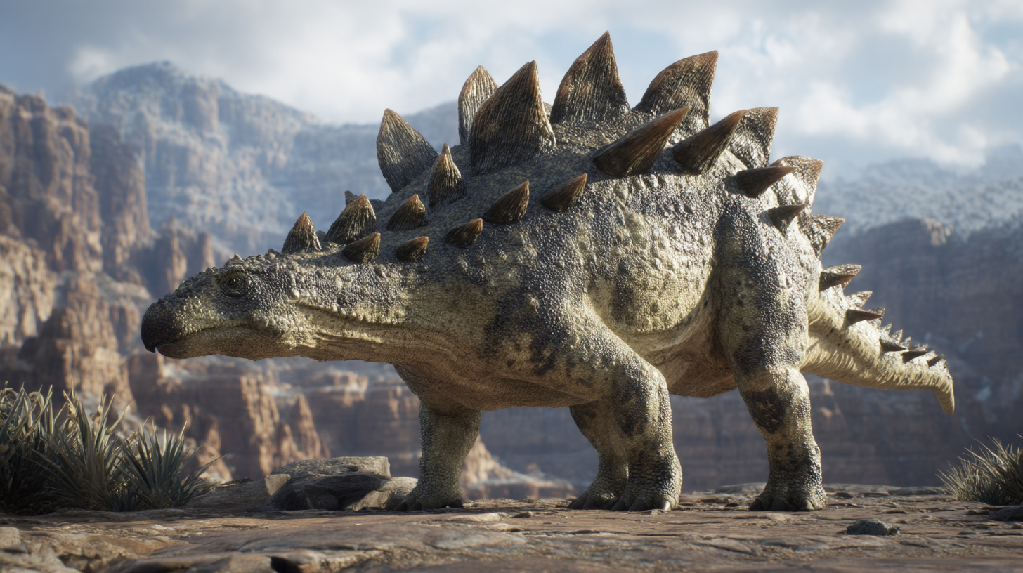 【デジタル恐竜シリーズ】荒野を征く・ステゴサウルス【フリー素材 5枚セット】が新登場!!