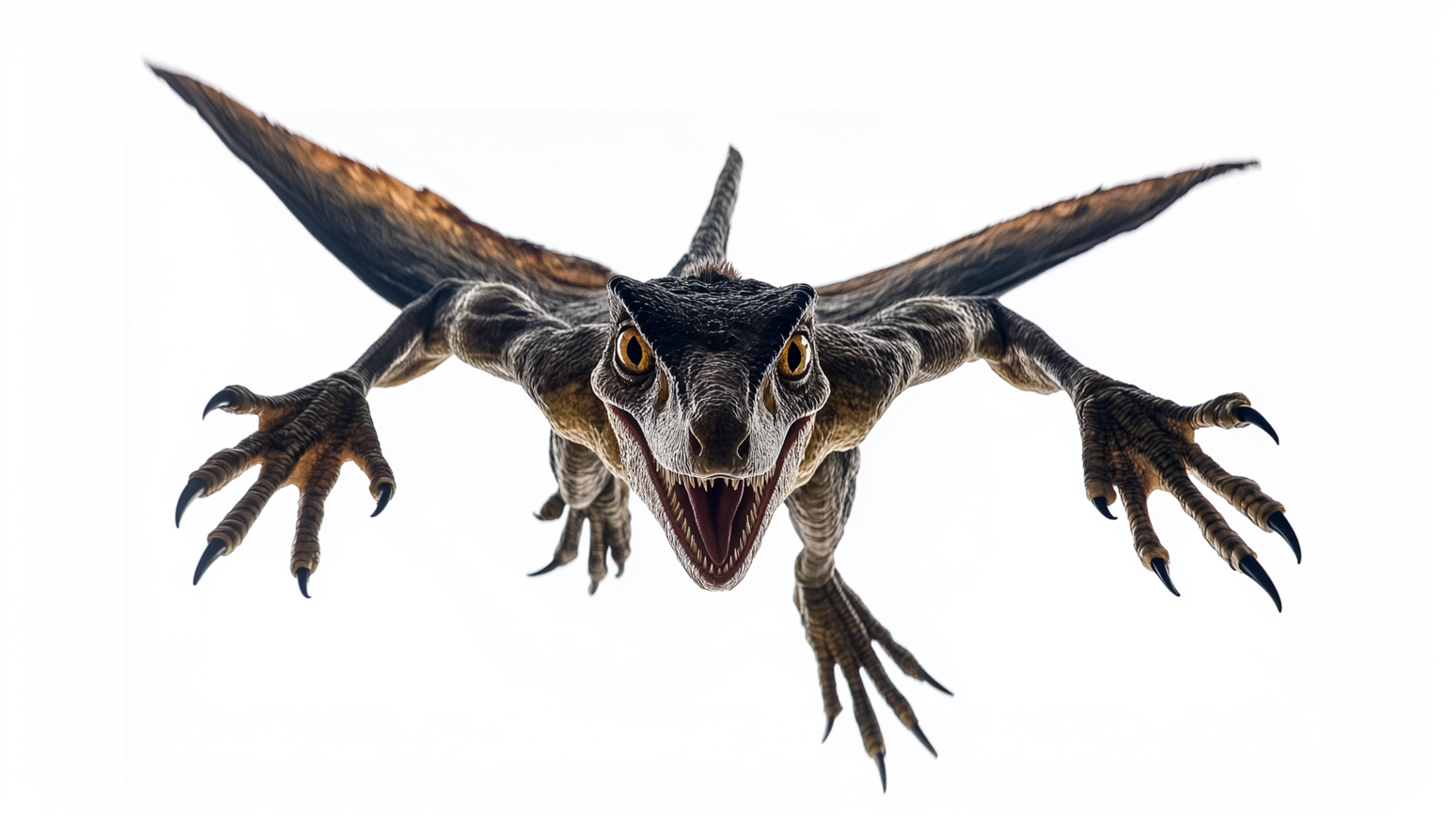 【デジタル恐竜シリーズ】ユタラプトルのダイナミック飛行【フリー素材 5枚セット】が新登場!!