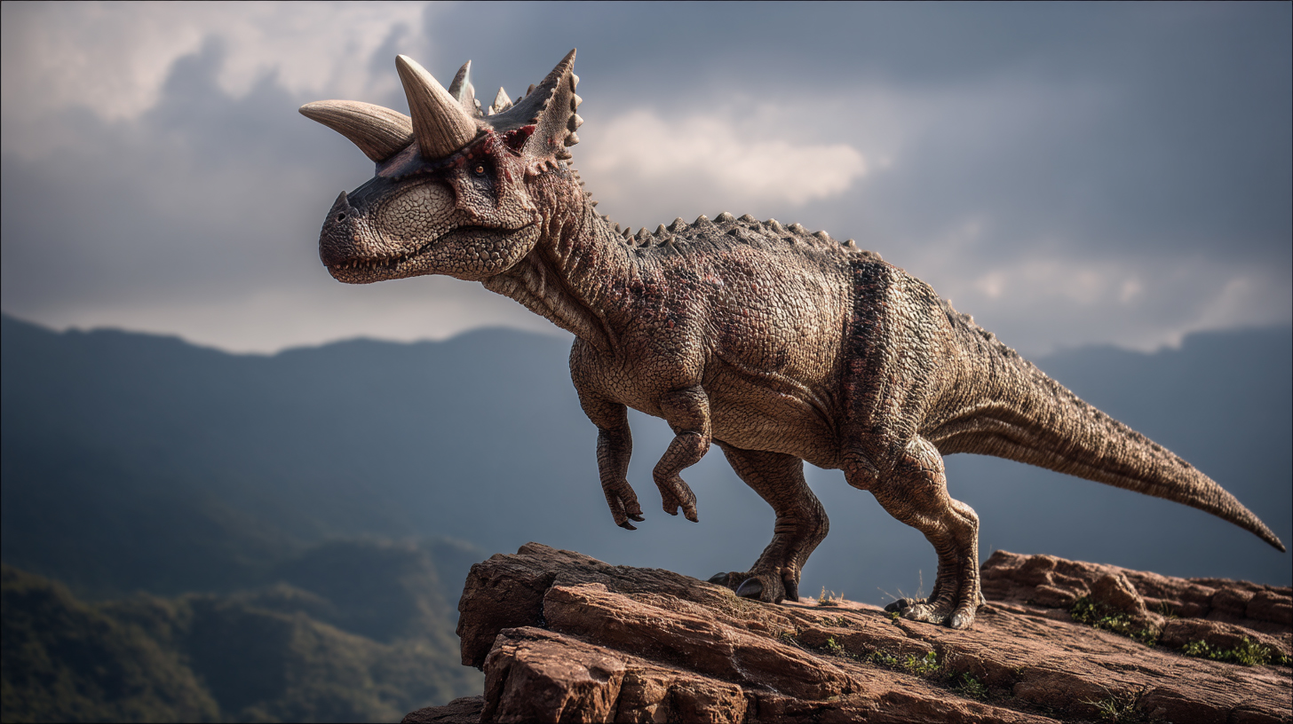 【デジタル恐竜シリーズ】断崖の双角獣・カルノタウルス【フリー素材 5枚セット】が新登場!!
