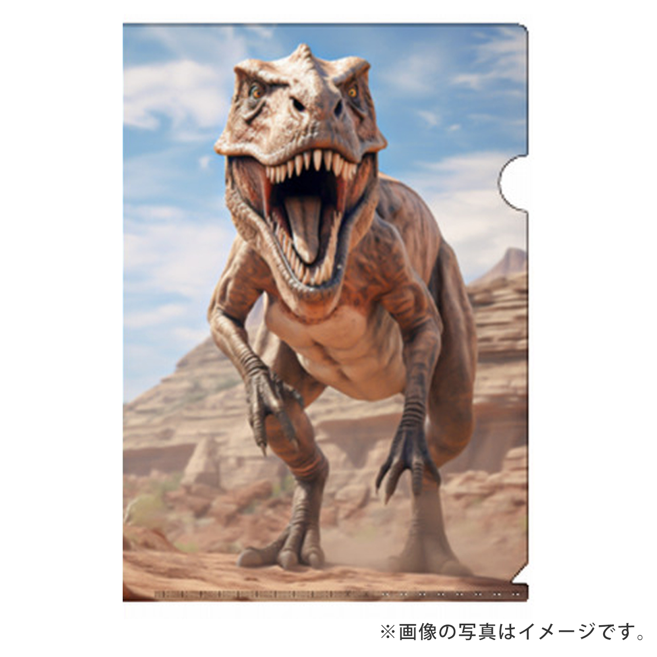 【恐竜文房具】迫力満点！T-Rex A4 クリアファイル/10枚セットが新登場!!