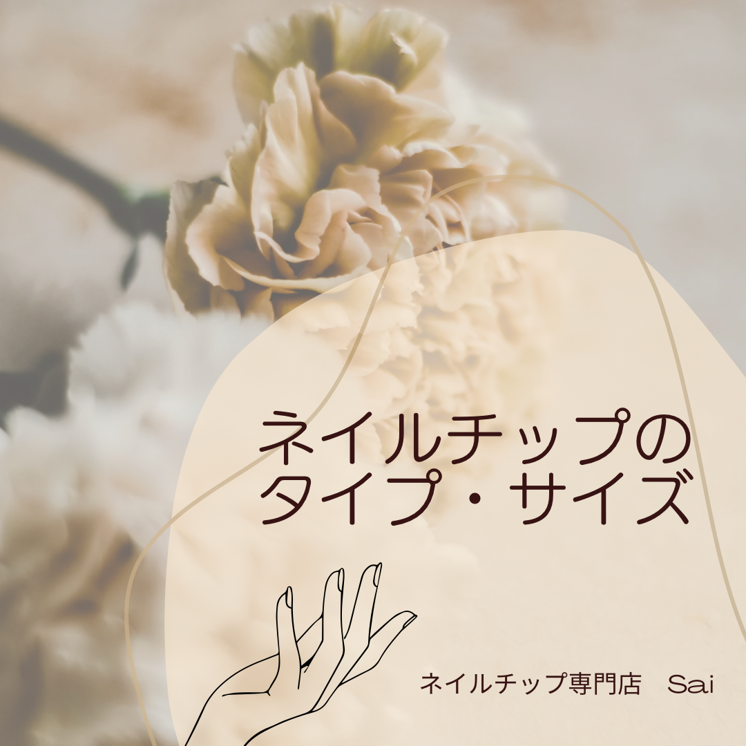 ネイルチップのタイプとサイズ‪‪𓂃 𓈒𓏸✎