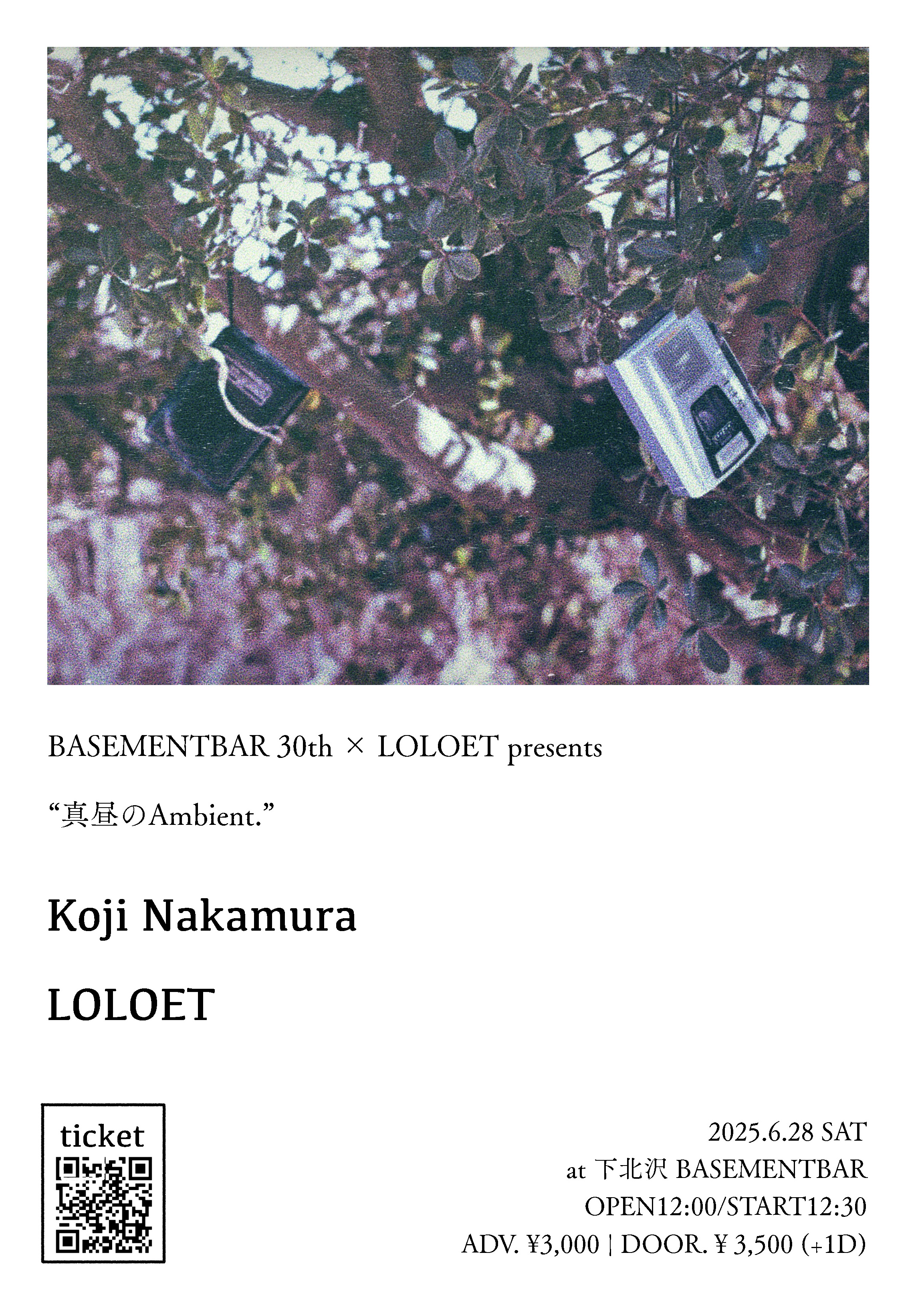 【LIVE】2025.6.28 @shimokitazawa BASEMENTBAR