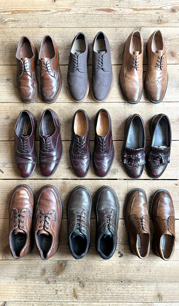 【Brown Leather Shoes】 通年使える茶レザーシューズ入荷~@古着屋カチカチ