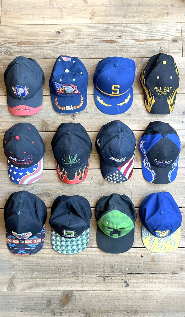 【Graphic Brim Cap 柄物つばキャップ】 おもしろデザインの帽子入荷～@古着屋カチカチ
