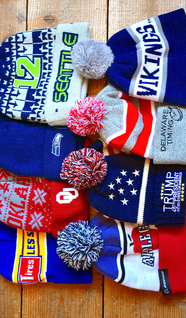 【ボンボン付きのニット帽大量入荷！】 ワシントン州シアトルに本拠地を 構えるNFLシーホークス等も～