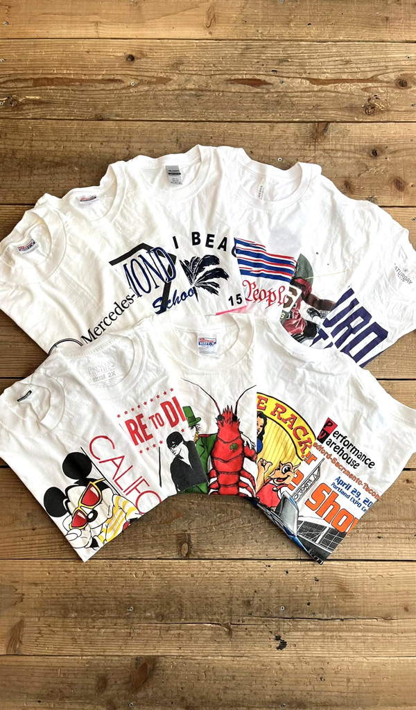 【White Cotton Tee　白T】 OLD感溢れる白プリントTシャツ入荷～@古着屋カチカチ