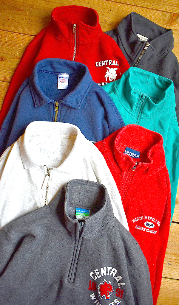【Half Zip Sweatshirt】 プルオーバータイプのスウェット入荷～　@古着屋カチカチ