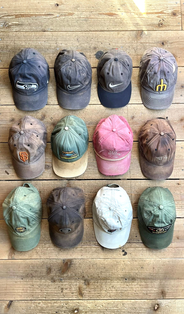 【Distressed Logo Cap ボロの極みキャップ】 ボロの美学的フェイドキャップ入荷～