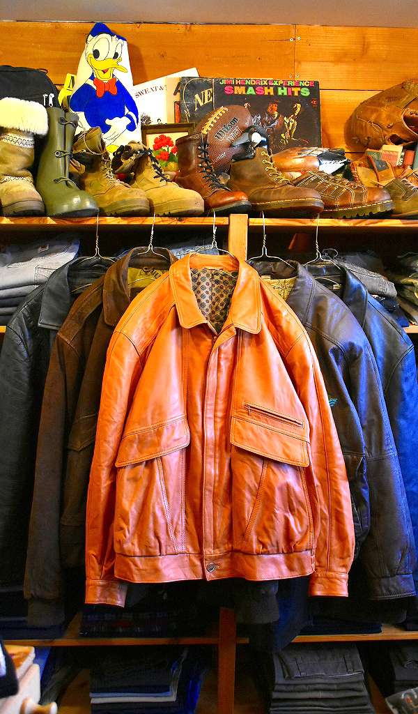 【Real Leather Jacket】 大好評の本革レザージャケット再々入荷～@古着屋カチカチ