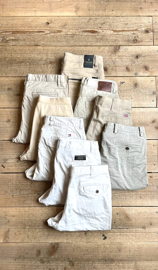 【Khaki Chino カーキチノ】 秋らしいベージュ/オフホワイトのチノパン入荷@古着屋カチカチ