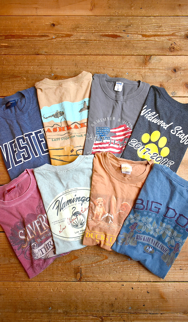 【Dingy Color Tee くすみ色Tシャツ】自然に馴染み易いマットなカラーT入荷~