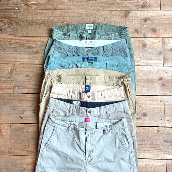 【EARTH Tone Shorts】  カーキ、オリーブ、ベージュなど 自然に馴染むショートパンツ