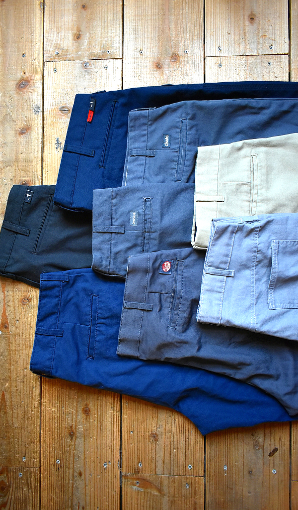 【Work Utility & Safety Pants】 紺/黒グレーのワークパンツ入荷^^