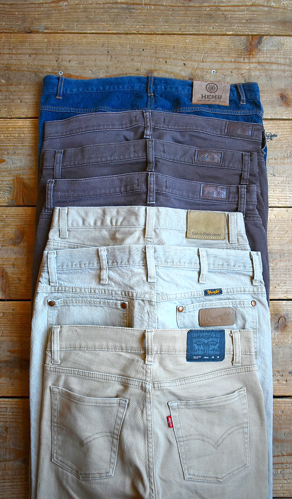 【Colored Jeans カラージーンズ】 秋色のカラーデニムパンツ入荷~ @古着屋カチカチ