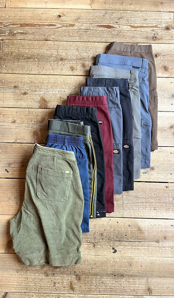 【Loose Fit Shorts ワイドショーツ】 ワーク/スケート/ストリート系ハーフパンツ～