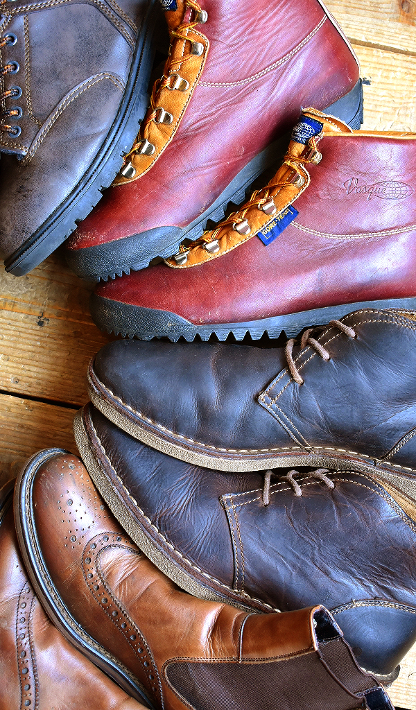 【味のあるラギッドレザーブーツ】 ストリート感のあるアメカジブーツ入荷～ @古着屋カチカチ