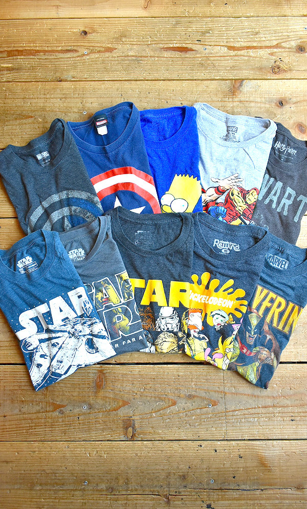【Star Wars/Marvel/The Simpsons…】 キャラクタープリントTシャツ入荷～