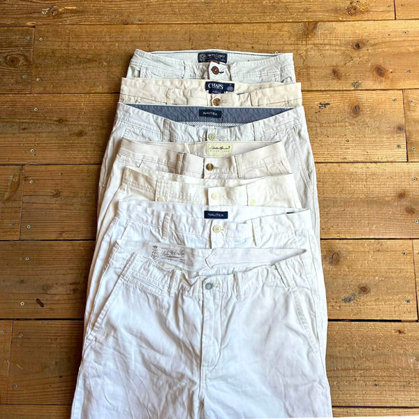 【White & Off-White Shorts　白オフオワイトのショーツ】 夏に映える白ショーツ