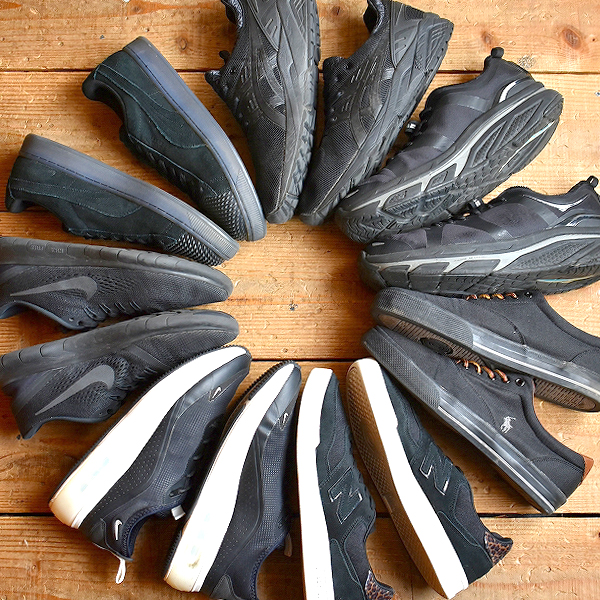 【Nike/Puma/HOKA/New Balance...】 オールブラックスニーカー入荷～