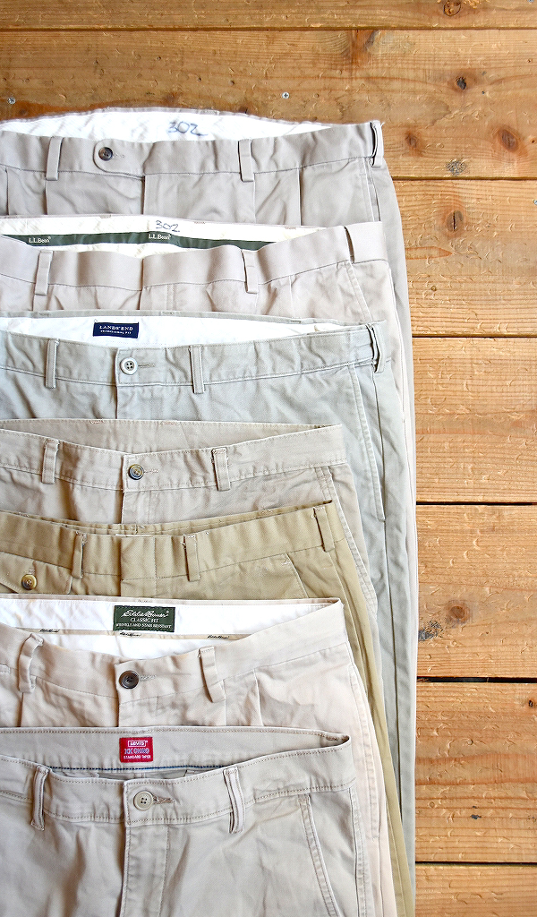 【Khaki Pant カーキパンツ】 オールシーズン大活躍なチノパン入荷~@古着屋カチカチ