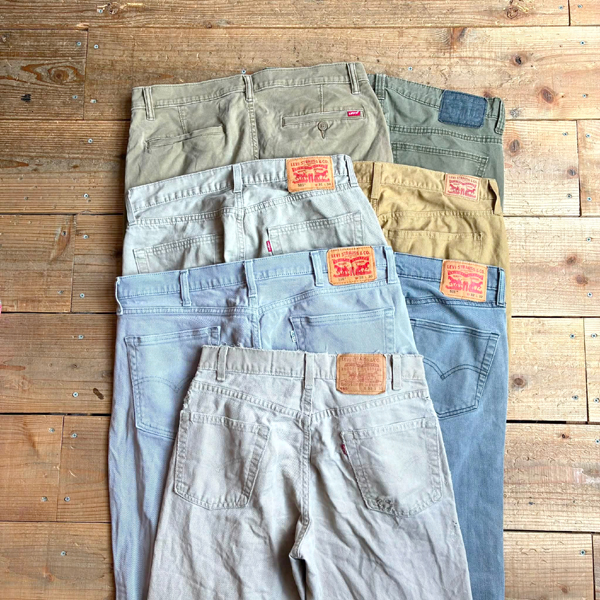【Levi’s Color Pants】リーバイスのカラーパンツ&カラージーンズ入荷@古着屋カチカチ