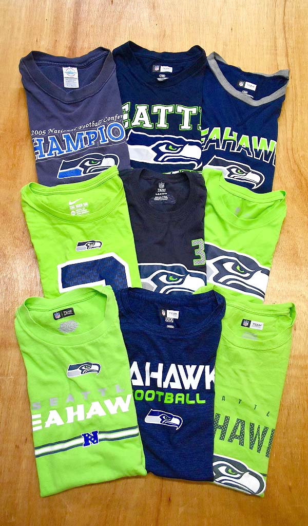 【NFL Seattle Seahawks】 シアトルシーホークスのアメフトTシャツ入荷~