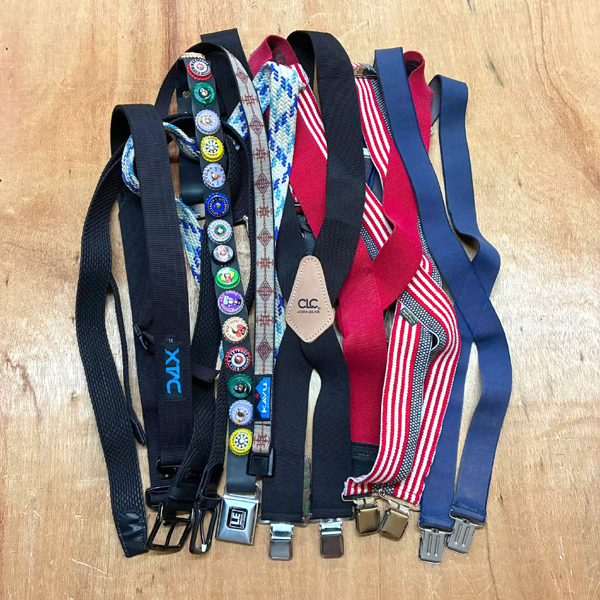 【Belt & Suspenders】 シアトルUSA直輸入のベルト&サスペンダー入荷～