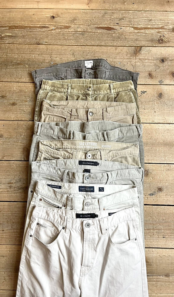 【Off White/Beige/Khaki/Brown…】自然に馴染むカラーパンツ@古着屋カチカチ