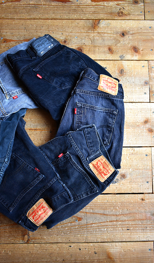 【Levi's® 501®/ 505™/ 511™】リーバイス®ブラックジーンズ入荷@古着屋カチカチ