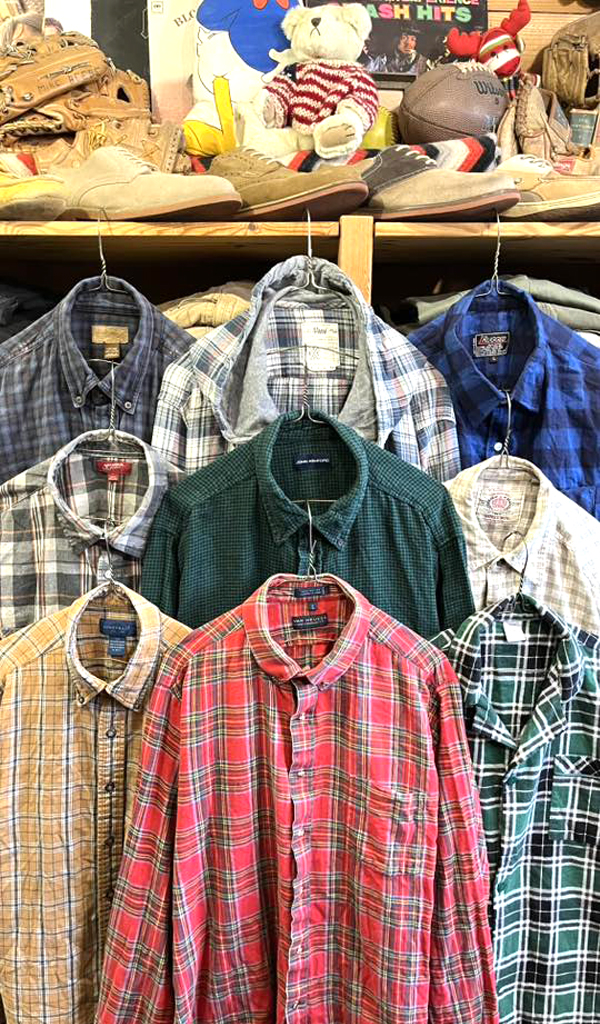 【Flannel Plaid Shirt】 今時期ぴったりのチェックシャツやネルシャツ入荷～
