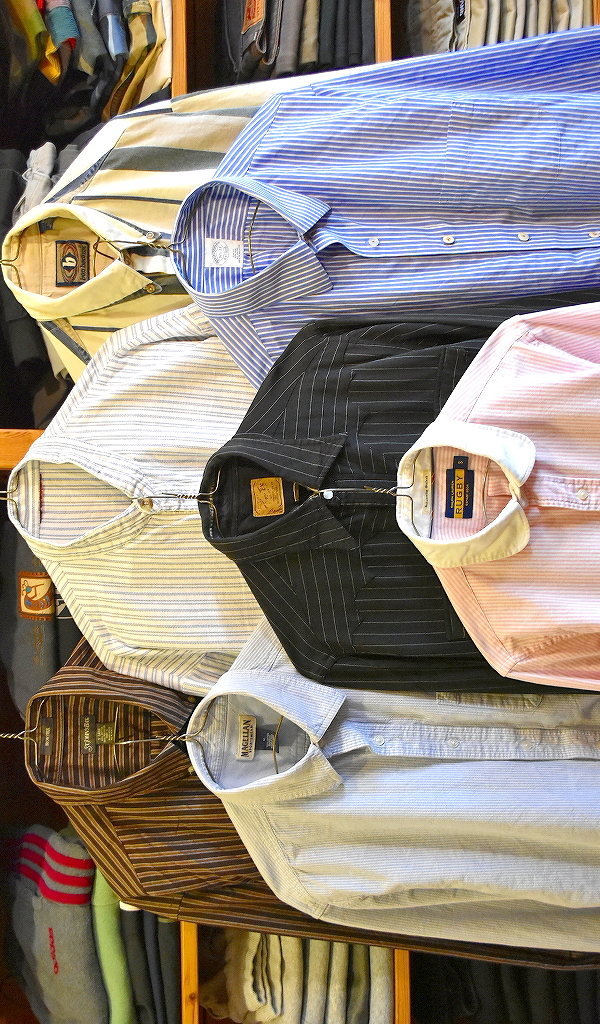 【Stripe Shirt ストライプシャツ】 スッキリとした縦縞模様シャツ入荷～@古着屋カチカチ