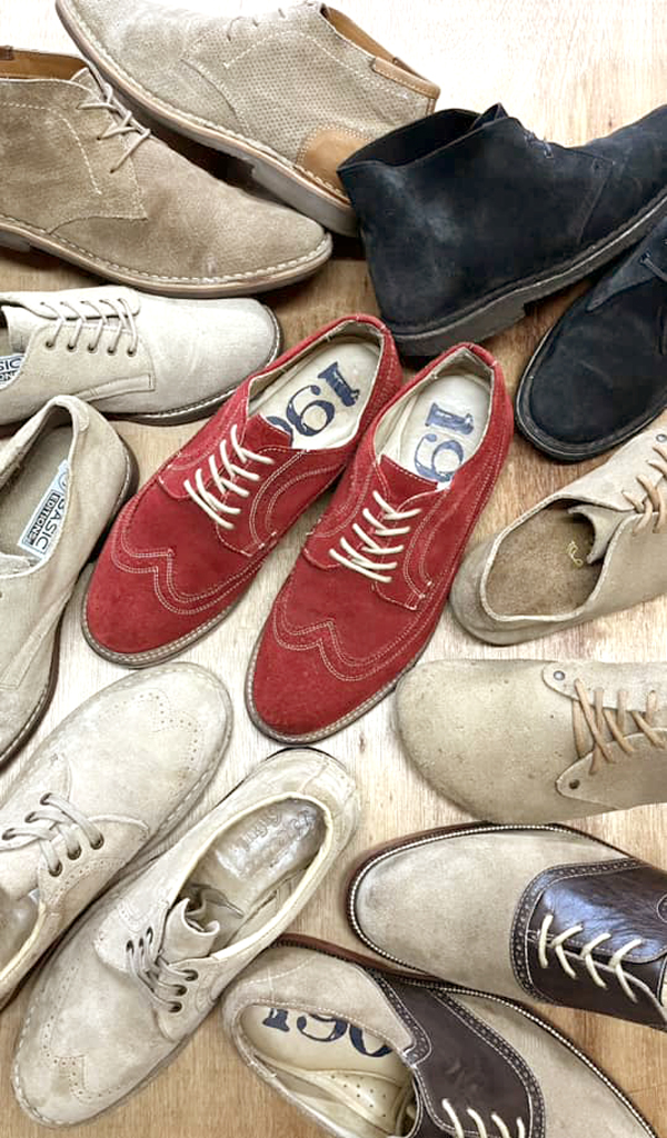 【Suede Leather Shoes 革靴】 お洒落なスエードレザーシューズ入荷@古着屋カチカチ