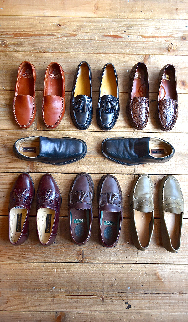 【Slip-On Leather Shoes】 革靴ローファーレザーシューズ入荷~@古着屋カチカチ