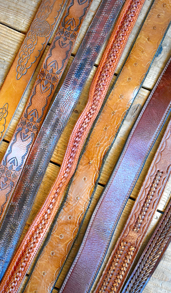 【経年劣化がお楽しみ頂ける良質革小物】 使い込む程に味の出るレザーベルト入荷～ @古着屋カチカチ