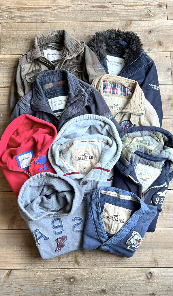 【A&F＋Hollister　アバクロ&ホリスター】ビンテージジャケット/パーカー入@古着屋カチカチ