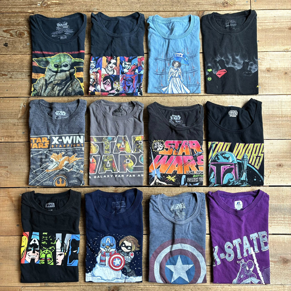 【Star Wars, Marvel, DC Comics etc】話題のアメコミプリントTシャツ~