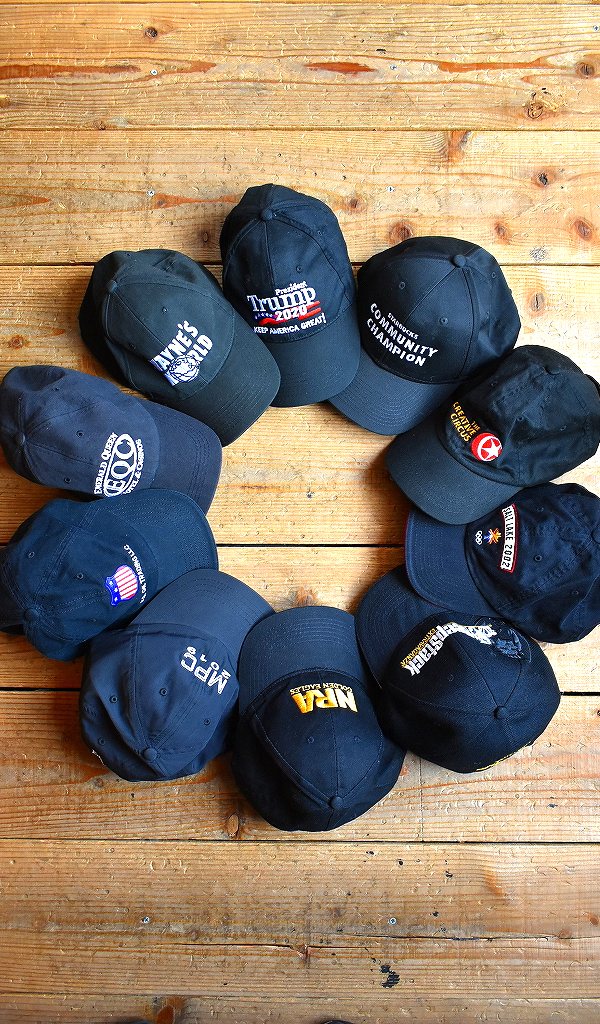 【Black Baseball Cap】 シアトルUSA直輸入の黒ベースボールキャップ入荷~