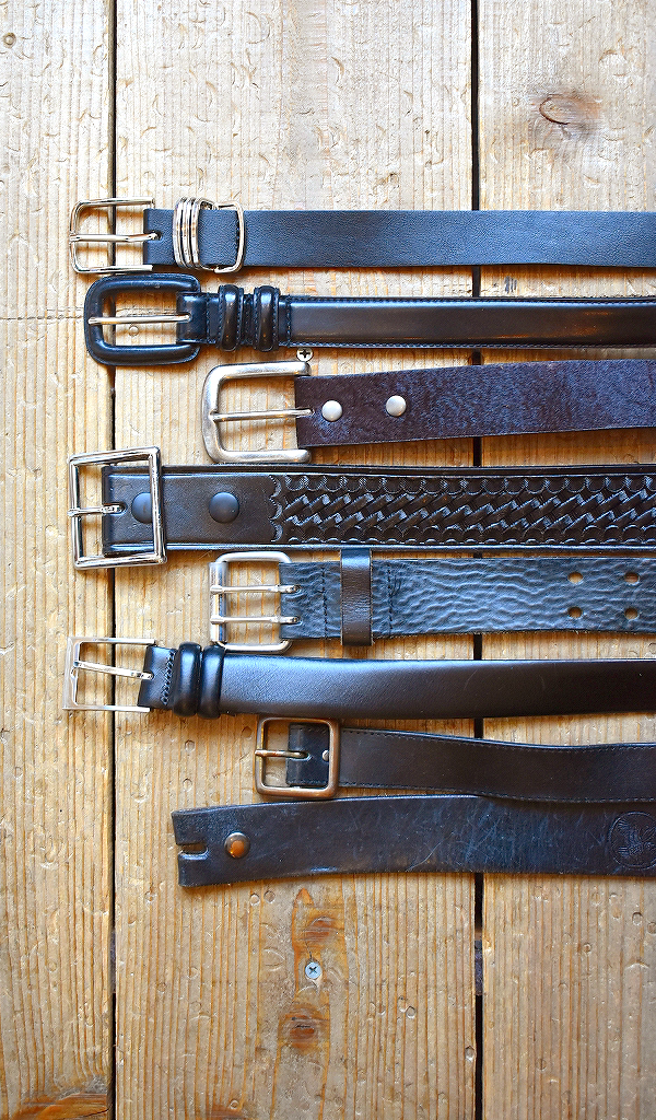 【USED Leather Belt】古着ならではの味を楽しめる レザーベルト入荷～@古着屋カチカチ