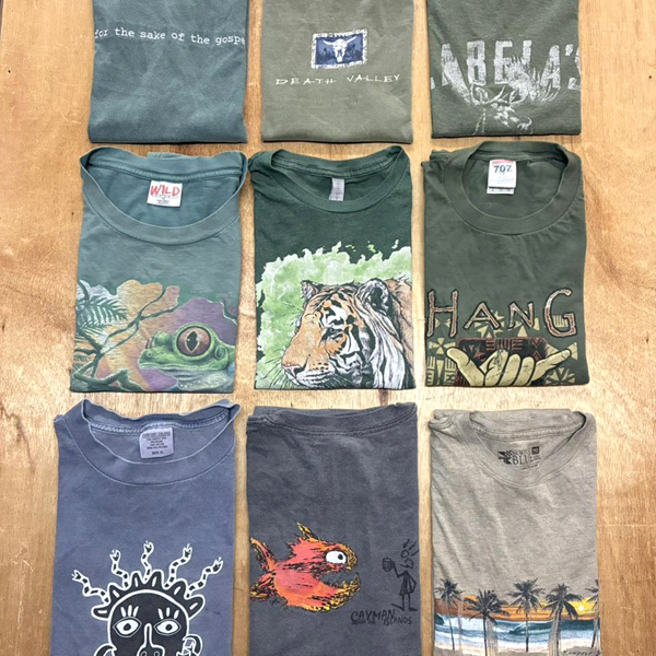 【Dingy Color Tee　くすみ色Tシャツ】 フェード感のあるマットなカラーT入荷～
