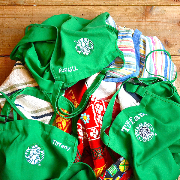 【STARBUCKS COFFEE APRON エプロン】 シアトル直輸入ならではの雑貨入荷～