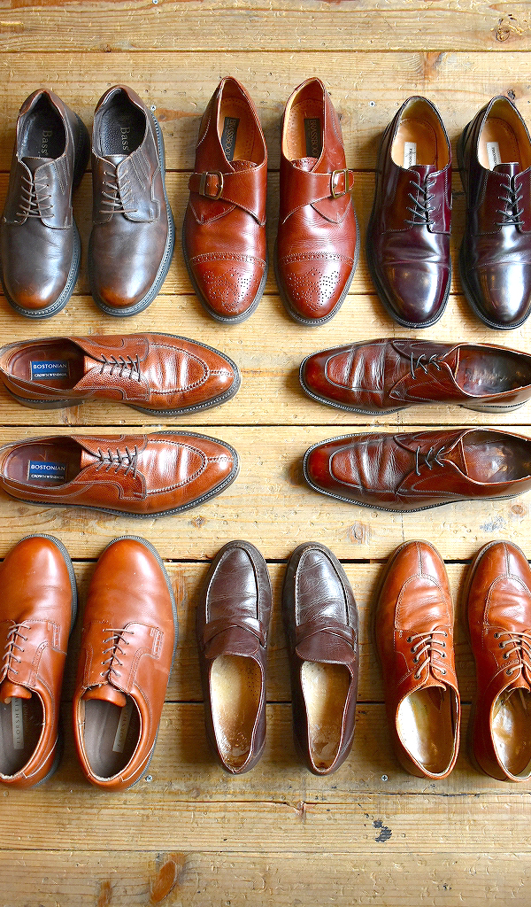 【Genuine Leather Shoe】質実剛健なレザーシューズ(茶革靴)入荷~@古着屋カチカチ