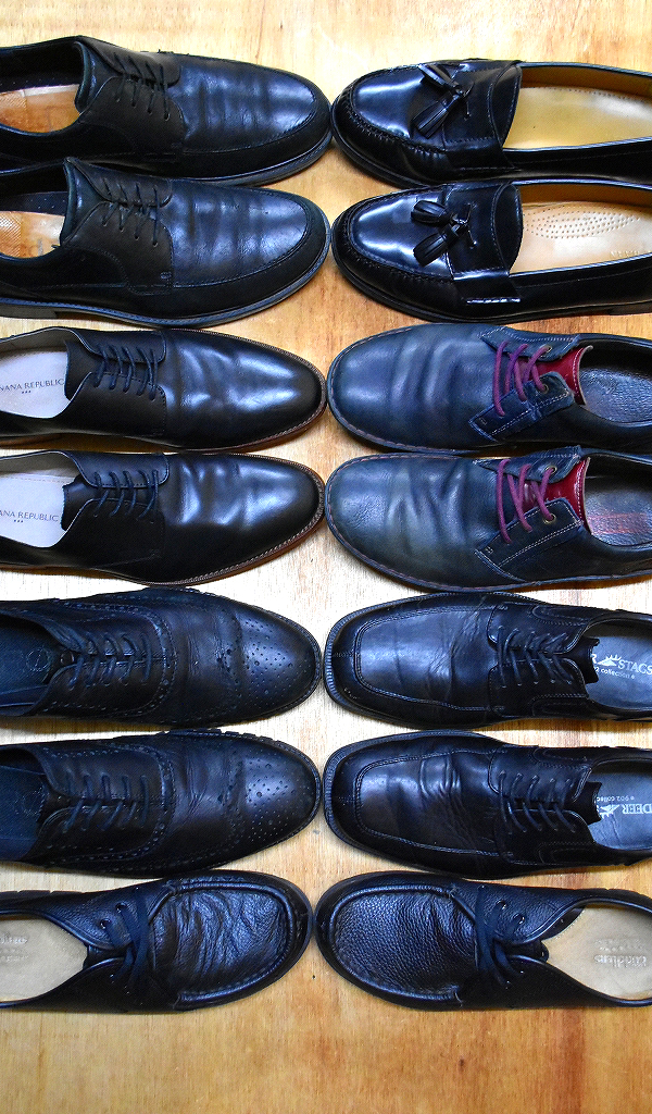 【Black Leather Shoes】 ブラックレザーシューズ/スニーカー入荷～@古着屋カチカチ
