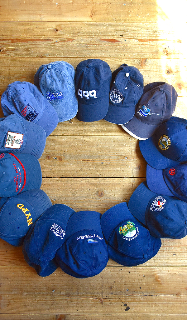 【Navy Blue Cap】 シアトルUSA直輸入の紺ベースボールキャップ入荷～@古着屋カチカチ