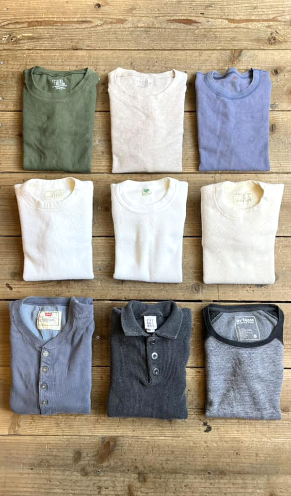 【Long Sleeve Thermal T-Shirt】 今日から使える長袖サーマルTシャツ入荷～